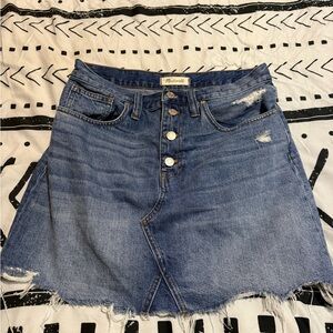 Blue Denim Skirt by Madewell